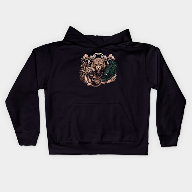 Leopards Kids Hoodie by PhotoSphere